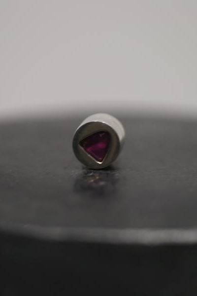 Parts of Four earrings 0.2 ct, ruby sheet 1935-2-PA+RUB PPOF44